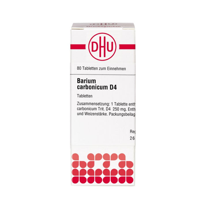 DHU Barium carbonicum D4 Tabletten, 80 St. Tabletten