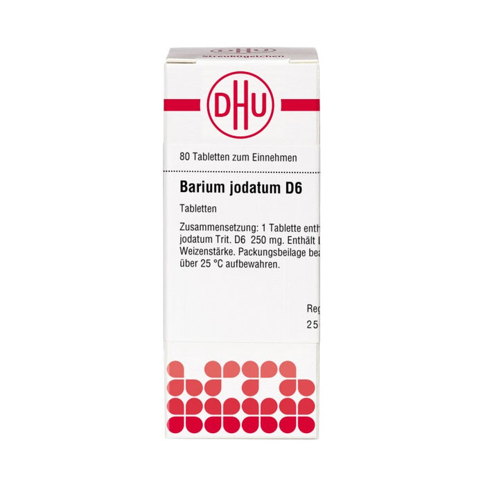 Barium jodatum D6 DHU Tabletten, 80 St. Tabletten