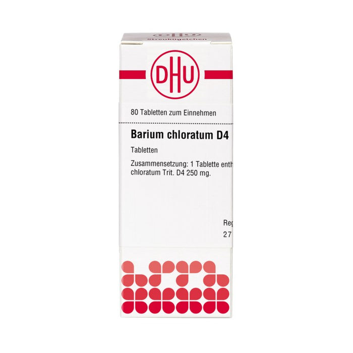 DHU Barium chloratum D4 Tabletten, 80 St. Tabletten