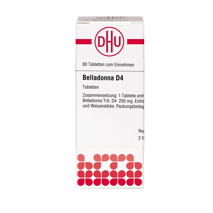 DHU Belladonna D4 Tabletten, 80 pcs. Tablets