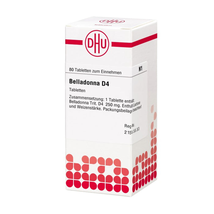 DHU Belladonna D4 Tabletten, 80 pcs. Tablets