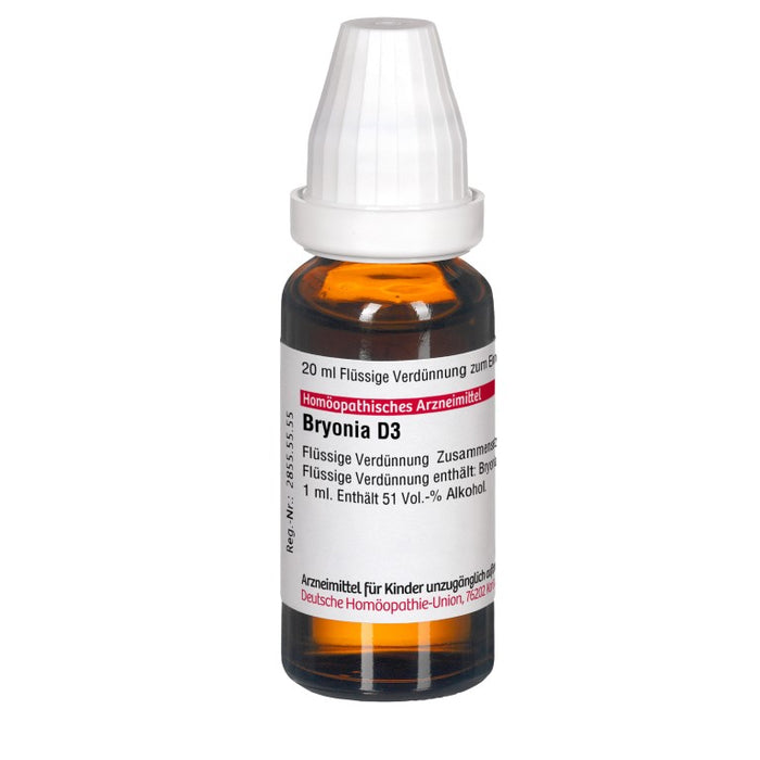 DHU Bryonia D3 Dilution, 20 ml Lösung