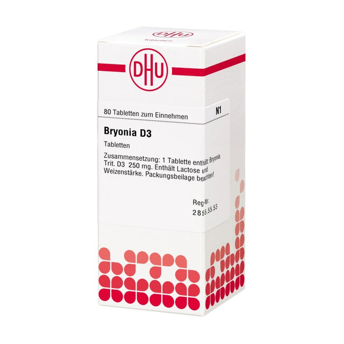 Bryonia D3 DHU Tabletten, 80 St. Tabletten