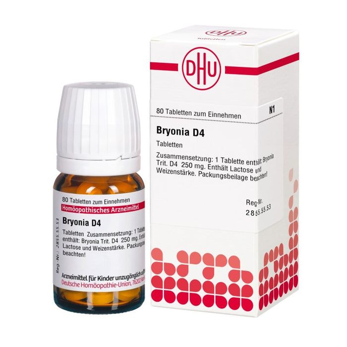 DHU Bryonia D4 Tabletten, 80 St. Tabletten