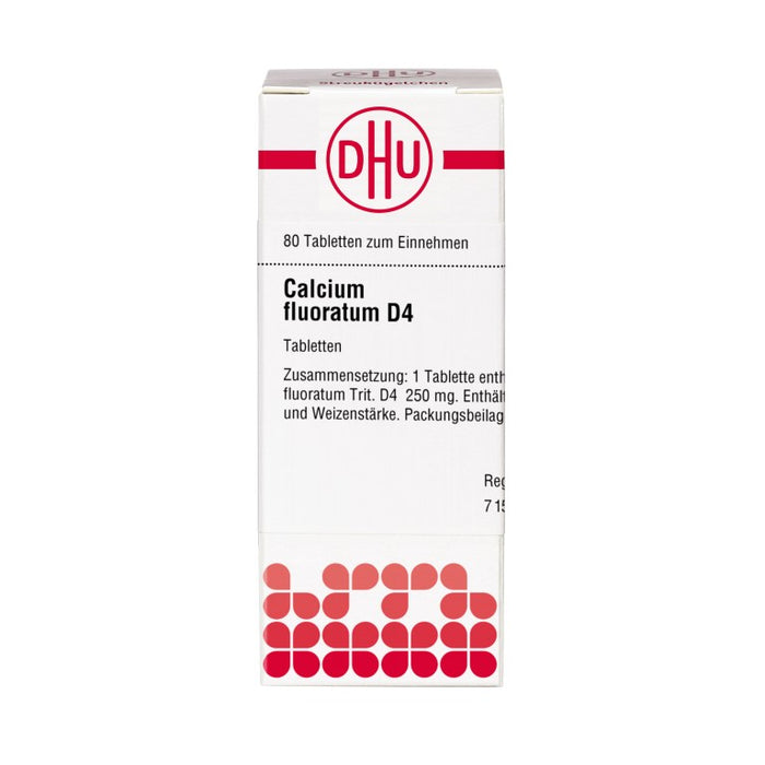 DHU Calcium fluoratum D4 Tabletten, 80 St. Tabletten