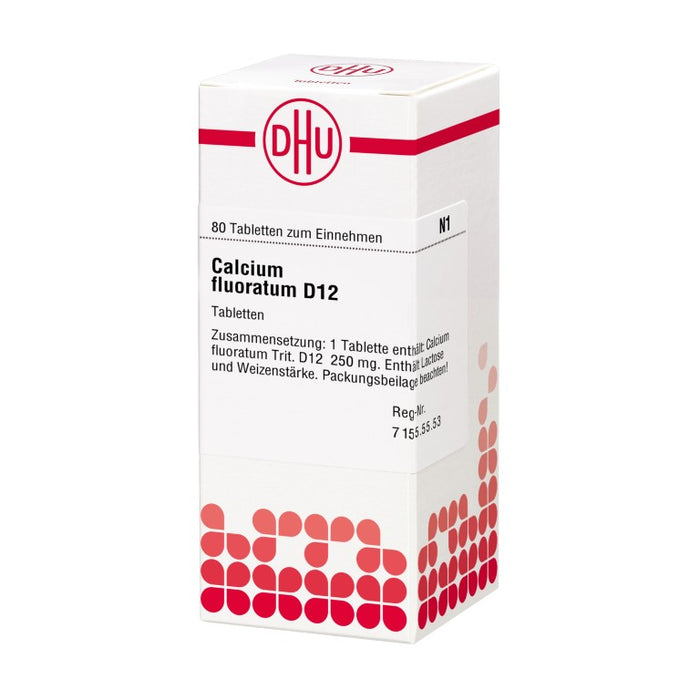 DHU Calcium fluoratum D12 Tabletten, 80 pcs. Tablets