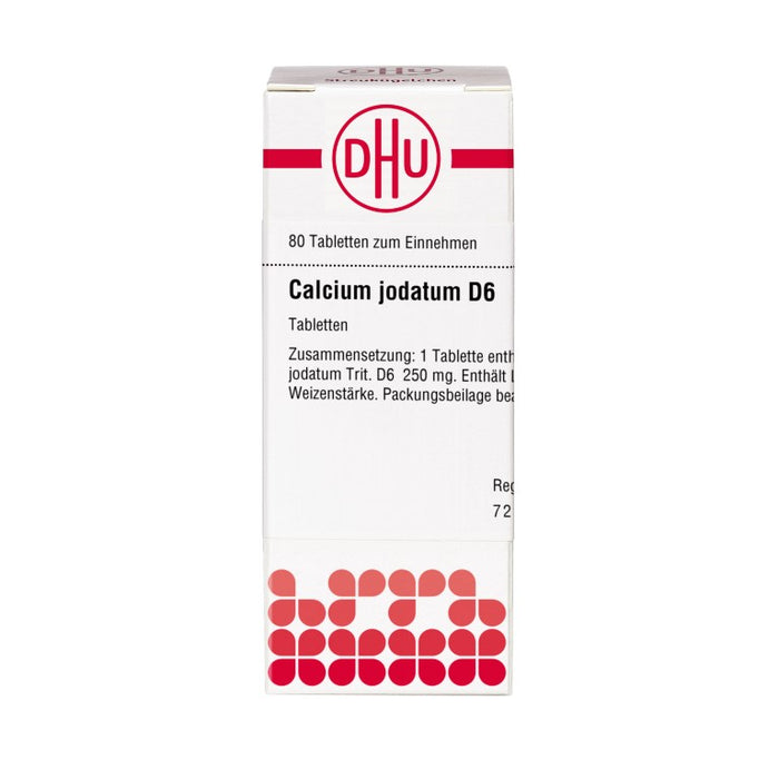 DHU Calcium jodatum D6 Tabletten, 80 pcs. Tablets