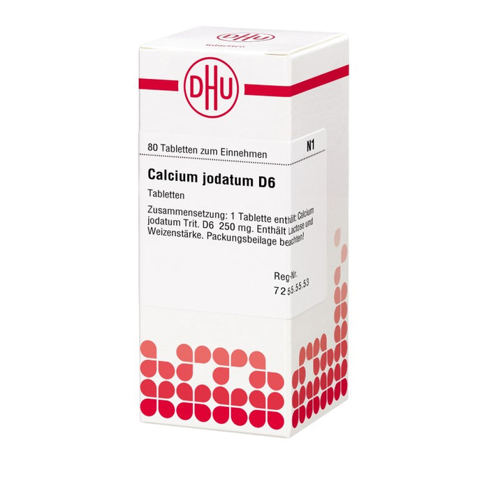 DHU Calcium jodatum D6 Tabletten, 80 St. Tabletten