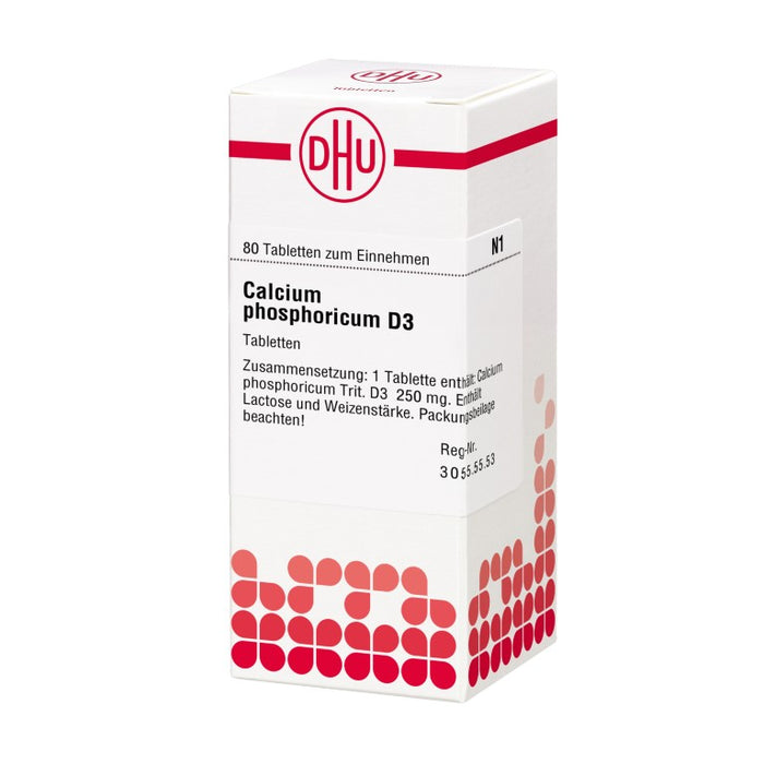 DHU Calcium phosphoricum D3 Tabletten, 80 pc Tablettes