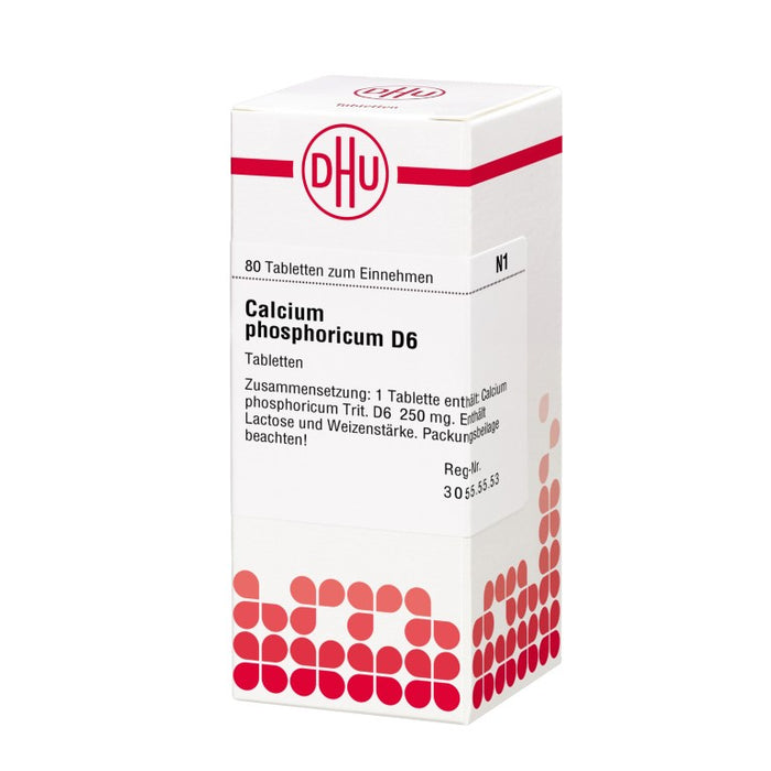 DHU Calcium phosphoricum D6 Tabletten, 80 St. Tabletten