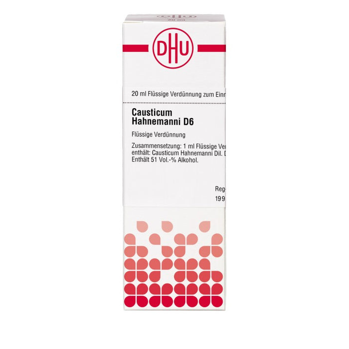 DHU Causticum Hahnemanni D6 Dilution, 20 ml Lösung