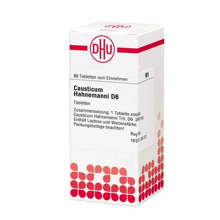 DHU Causticum Hahnemanni D6 Tabletten, 80 St. Tabletten