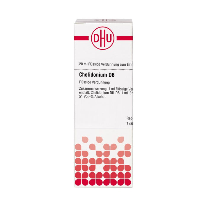 DHU Chelidonium D6 Dilution, 20 ml Lösung