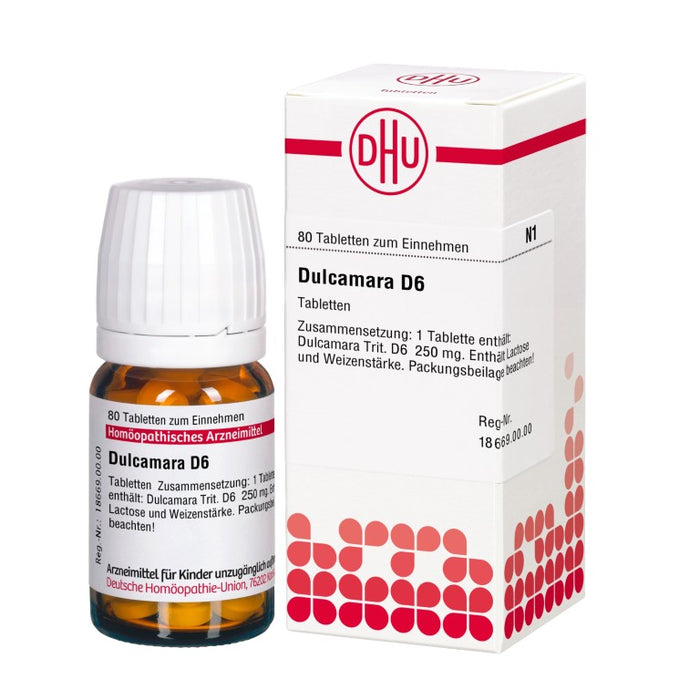 DHU Dulcamara D6 Tabletten, 80 pc Tablettes