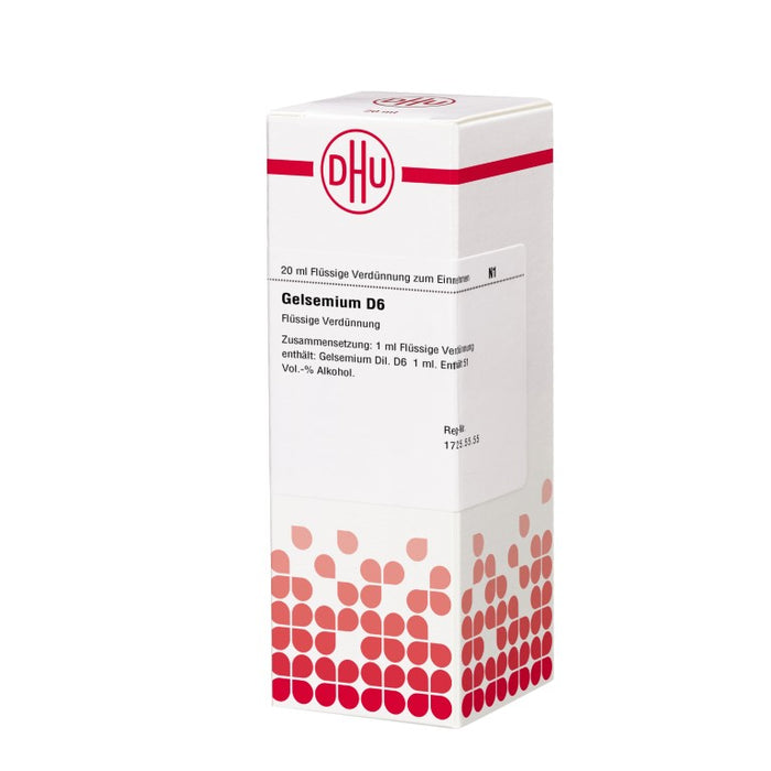 DHU Gelsemium D6 Dilution, 20 ml Lösung