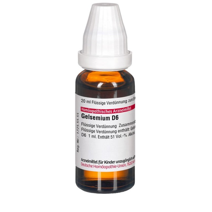 DHU Gelsemium D6 Dilution, 20 ml Lösung