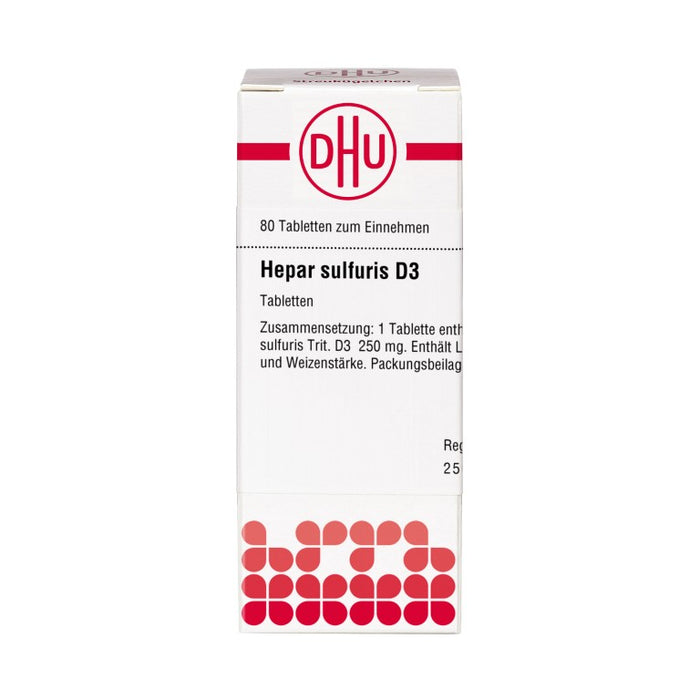 DHU Hepar sulfuris D3 Tabletten, 80 pcs. Tablets