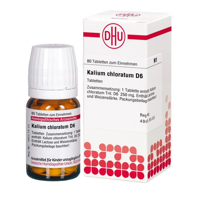 DHU Kalium chloratum D6 Tabletten, 80 pcs. Tablets