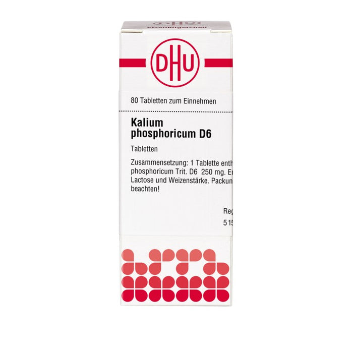 DHU Kalium phosphoricum D6 Tabletten, 80 St. Tabletten