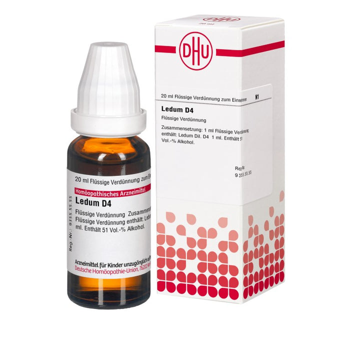 DHU Ledum D4 Dilution, 20 ml Lösung