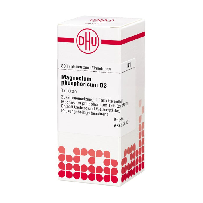 DHU Magnesium phosphoricum D3 Tabletten, 80 St. Tabletten