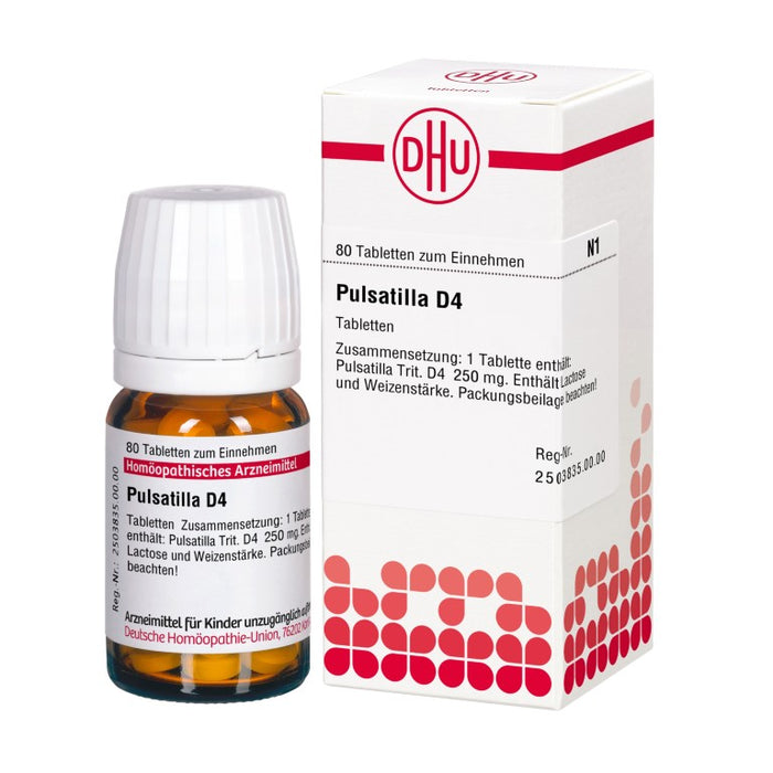 DHU Pulsatilla D4 Tabletten, 80 St. Tabletten