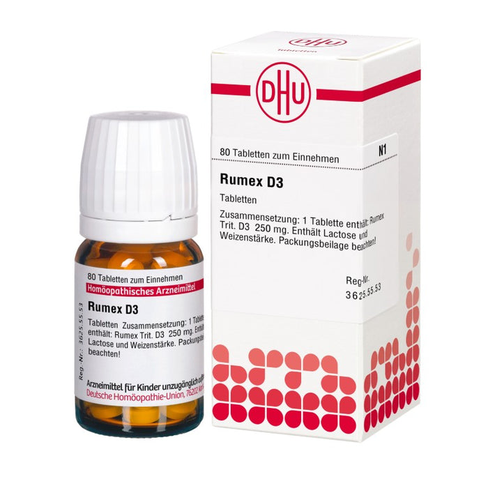 DHU Rumex D3 Tabletten, 80 St. Tabletten