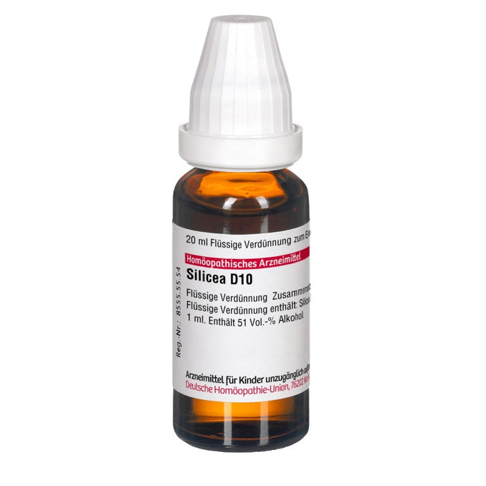 DHU Silicea D10 Dilution, 20 ml Lösung