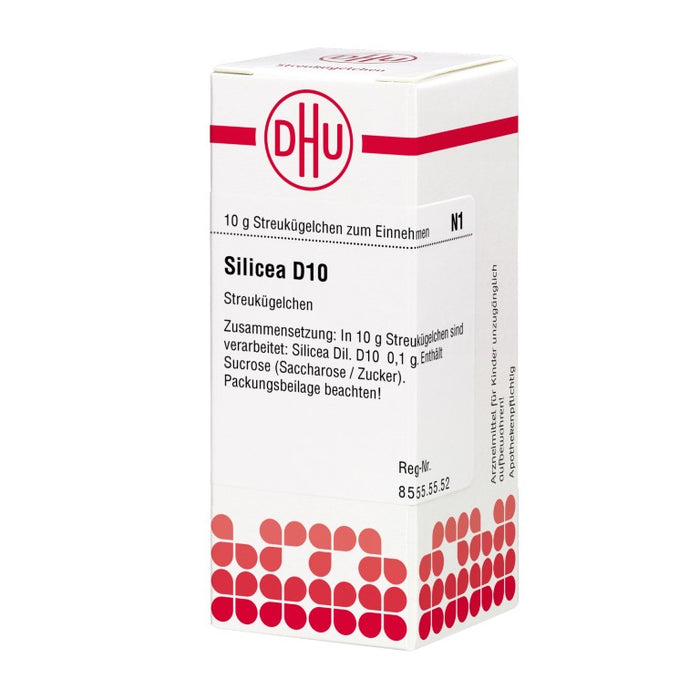 DHU Silicea D10 Streukügelchen, 10 g Globules