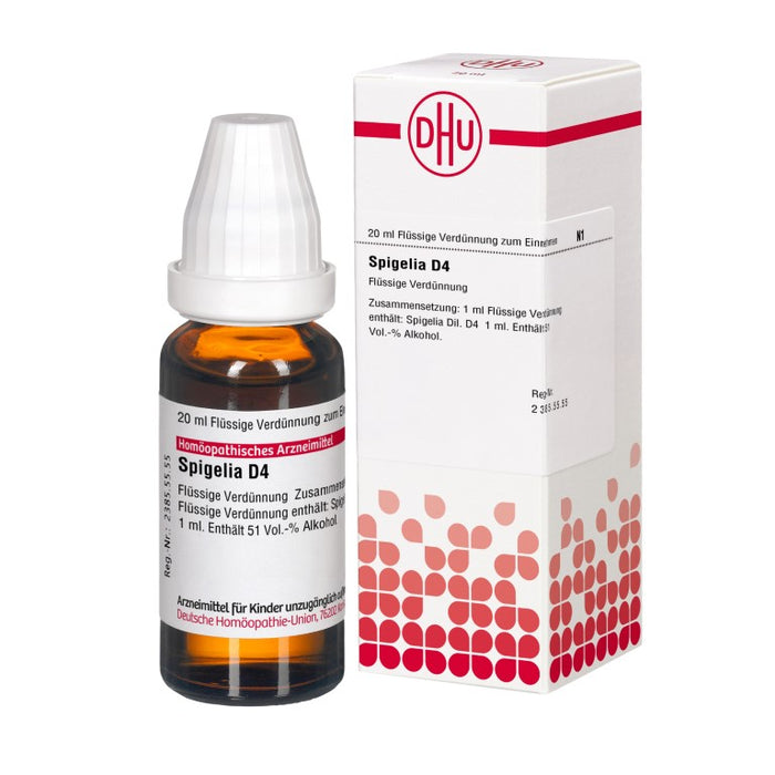 DHU Spigelia D4 Dilution, 20 ml Lösung