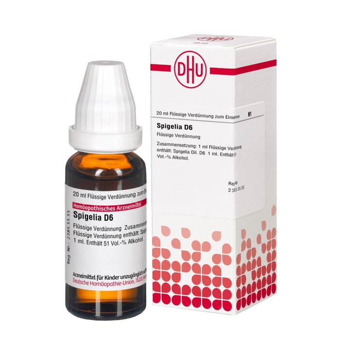 Spigelia D6 DHU Dilution, 20 ml Lösung