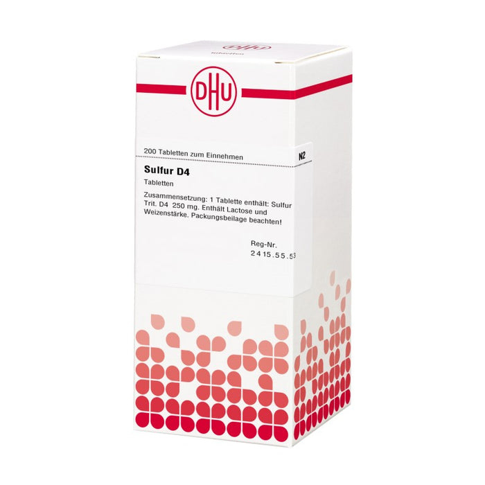 DHU Sulfur D4 Tabletten, 200 St. Tabletten