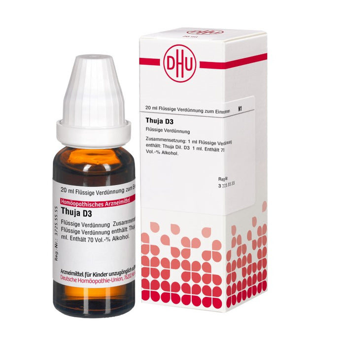 DHU Thuja D3 Dilution, 20 ml Lösung