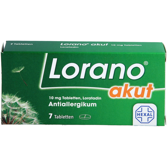 Lorano akut Tabletten, 7 St. Tabletten