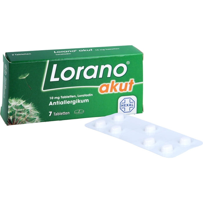 Lorano akut Tabletten, 7 pc Tablettes