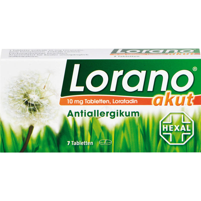 Lorano akut Tabletten, 7 pc Tablettes