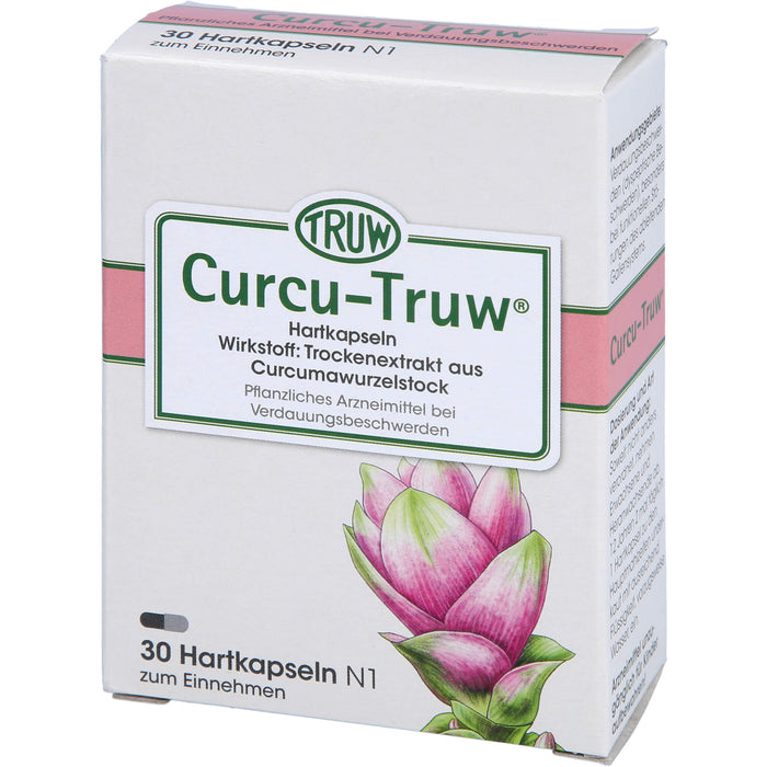 Curcu-Truw Kapseln bei Verdauungsbeschwerden, 30 pc Capsules