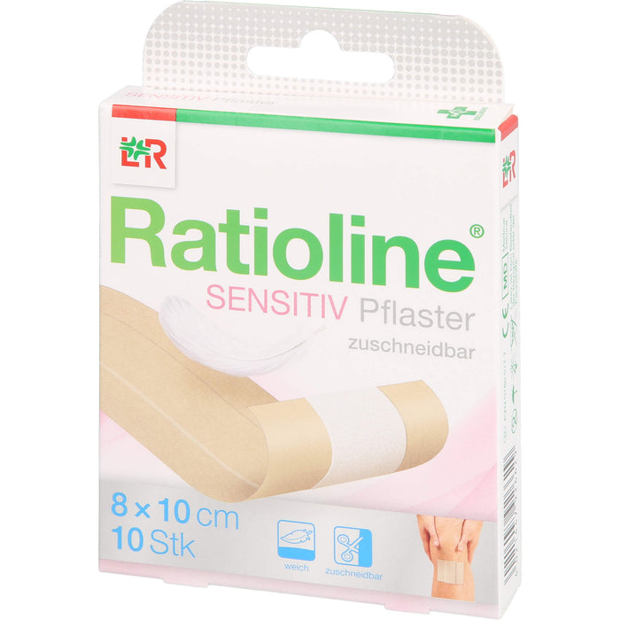 Ratioline Wundschnellverband 8 cm x 1 m, 1 pcs. Patch