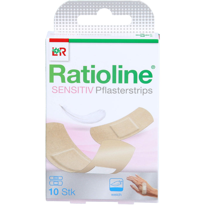 Ratioline sensitive Pflasterstrips 2 Größen, 10 pcs. Patch