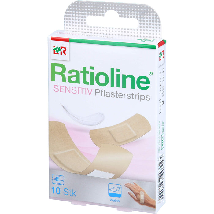 Ratioline sensitive Pflasterstrips 2 Größen, 10 pcs. Patch