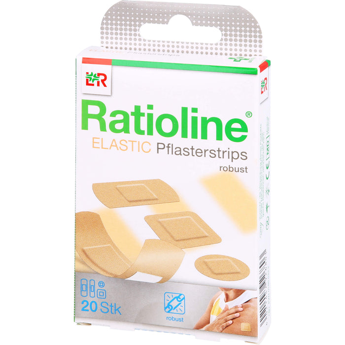 Ratioline Pflasterstrips elastic, 20 pc Pansement