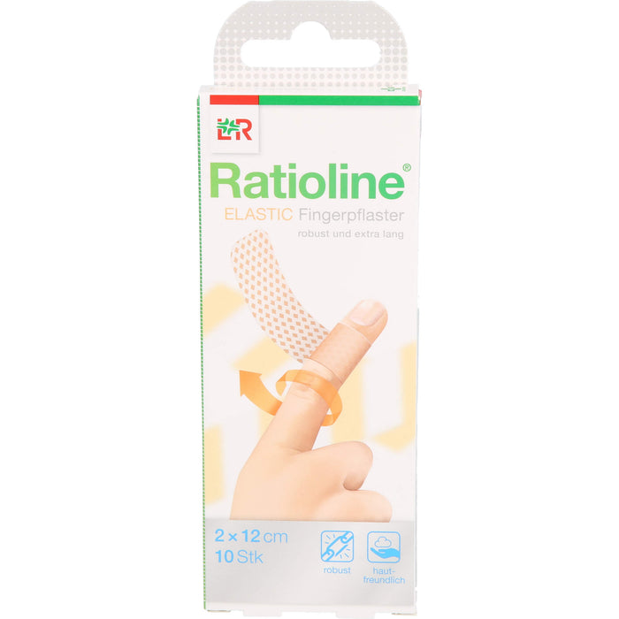 Ratioline elastic  2 x 12cm Fingerverband, 10 pc Pansements