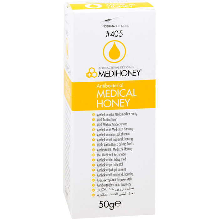 MEDIHONEY antibakterieller medizinischer Honig, 50 g Cream