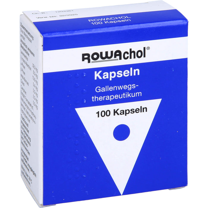 ROWAchol Kapseln Gallenwegstherapeutikum, 100 pcs. Capsules