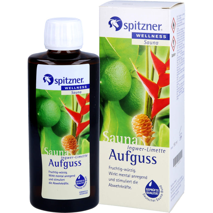 Spitzner Saunaaufguss Ingwer-Limette Wellness, 190 ml KON