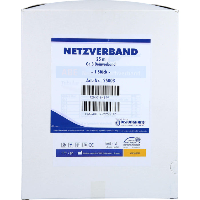 Dr. Junghans Netzverband 25 m Gr. 3 Bein, 1 St. Binde