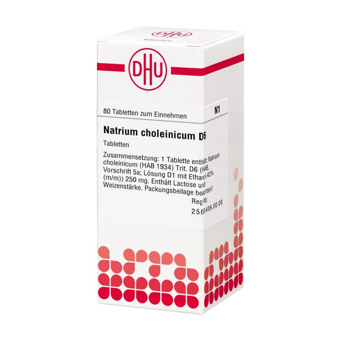 DHU Natrium choleinicum D6 Tabletten, 80 St. Tabletten