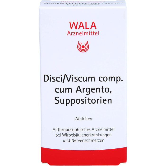 WALA Disci/Viscum comp. cum Argento Suppositorien, 10 pc Suppositoires