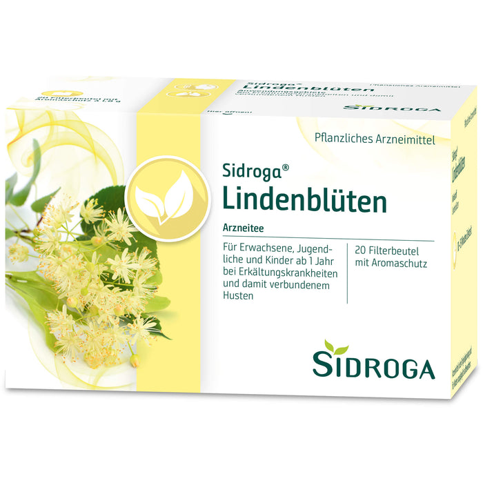 Sidroga Lindenblüten Arzneitee mit Aromaschutz, 20 pcs. Sachets