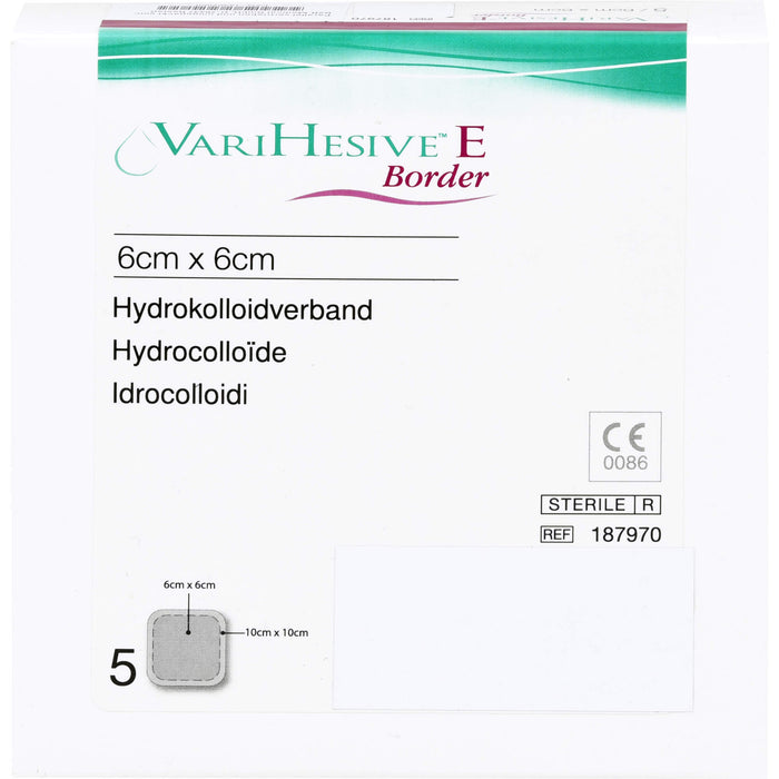 VARIHESIVE E BorderHKV 6x6cm HKV hydroakt.965251, 5 St